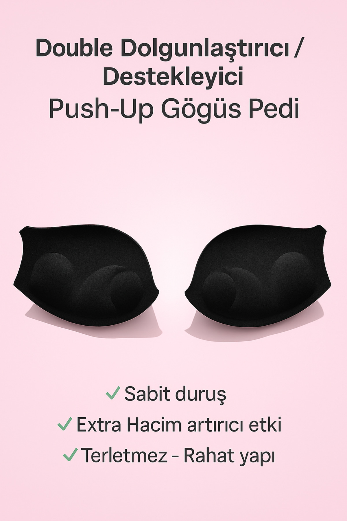 Paragon Mayo Bikini Abiye Elbise Destekleyici Double Dolgu Extra Dolgulu Kedi Pati Model Push-up Göğüs Pedi