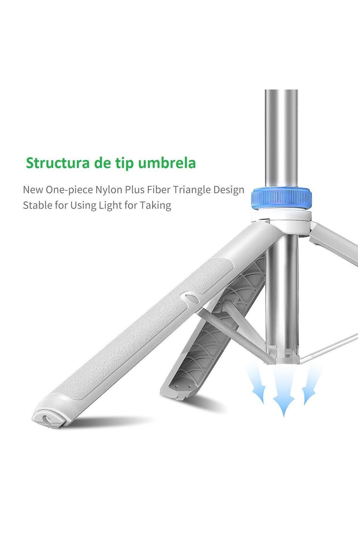JustZEN-Professional Telescopic Tripod for Phone/Camera/GoPro, Bluetooth Remote, Selfie Stick Functi 5