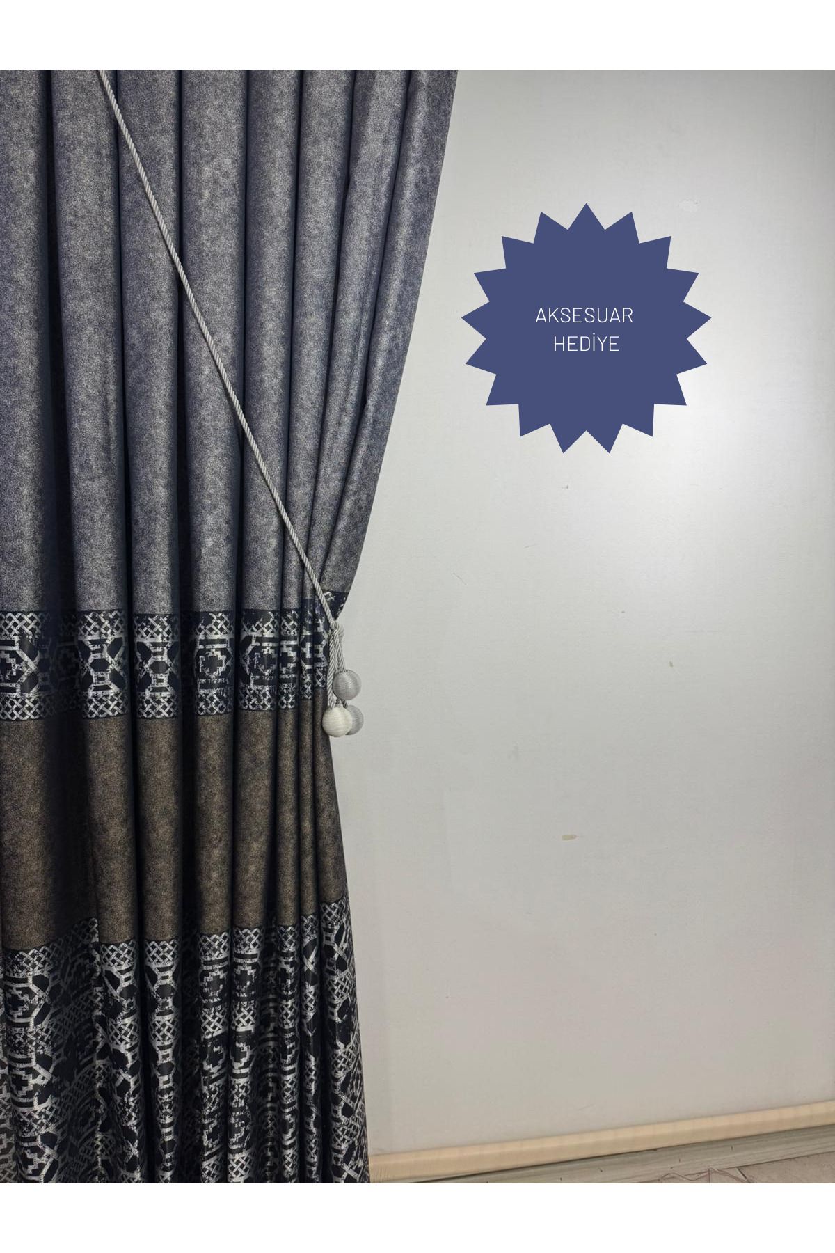 Coperta-Home Backdrop Curtain / Panel Backdrop Curtain 1Pc Frequently Pleated 90cm Width 1