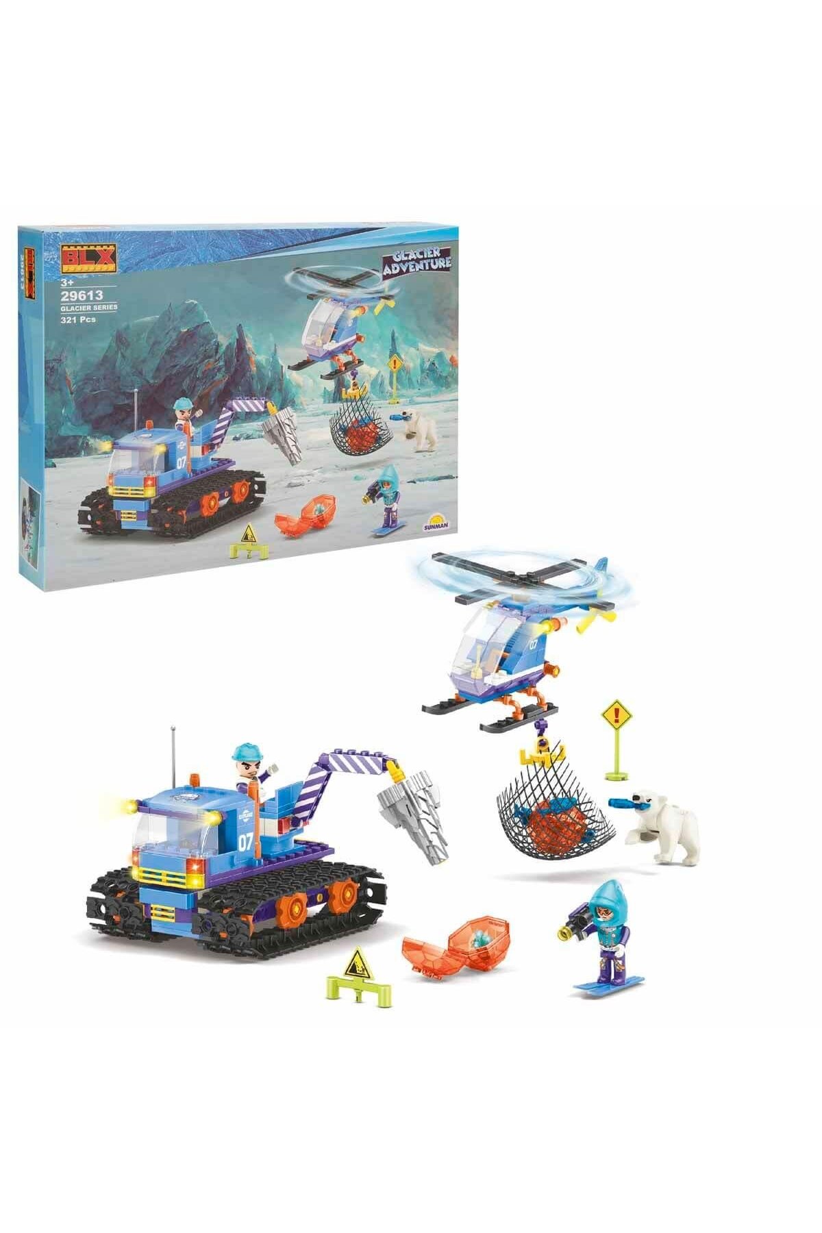 خودروی اکتشافی قطبی بلکس گلیشیر و تیم اعزام ۲۹۶۱۳