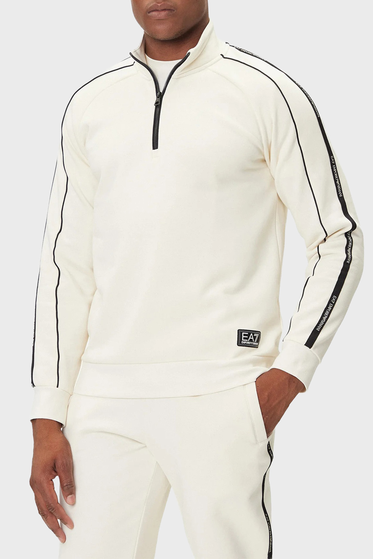 یقه یقه ی زیپ دار معمولی پنبه ای SWEAT مردانه SWEAT 7M000971 AF10377 U1105 با لوگو یقه یقه ی زیپ دار معمولی پنبه ای SWEAT مردانه SWEAT 7M000971 AF10377 U1105 با لوگو