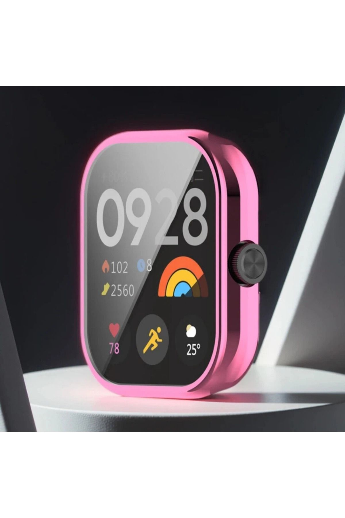 İncisoft-Redmi Watch 4 / Redmi Watch 5 Compatible Soft Silicone 360 ​​Full Protection Case and Screen Protector 3