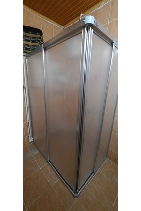 shop Girayduşakabin 75cmx75cm Köşeden Girişli Mika Pleksi Plastik Duşakabin