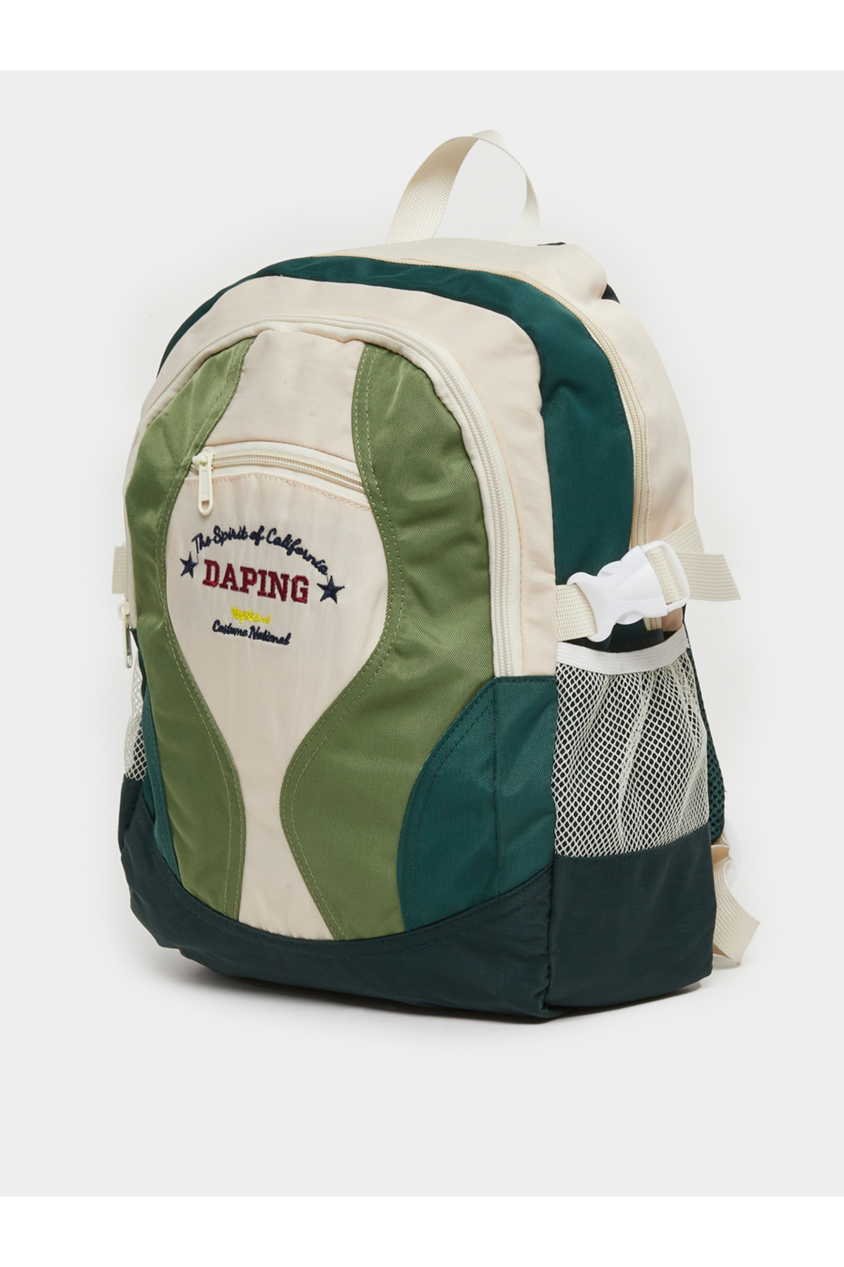 Styli Color Block Backpack with Mesh Pocket