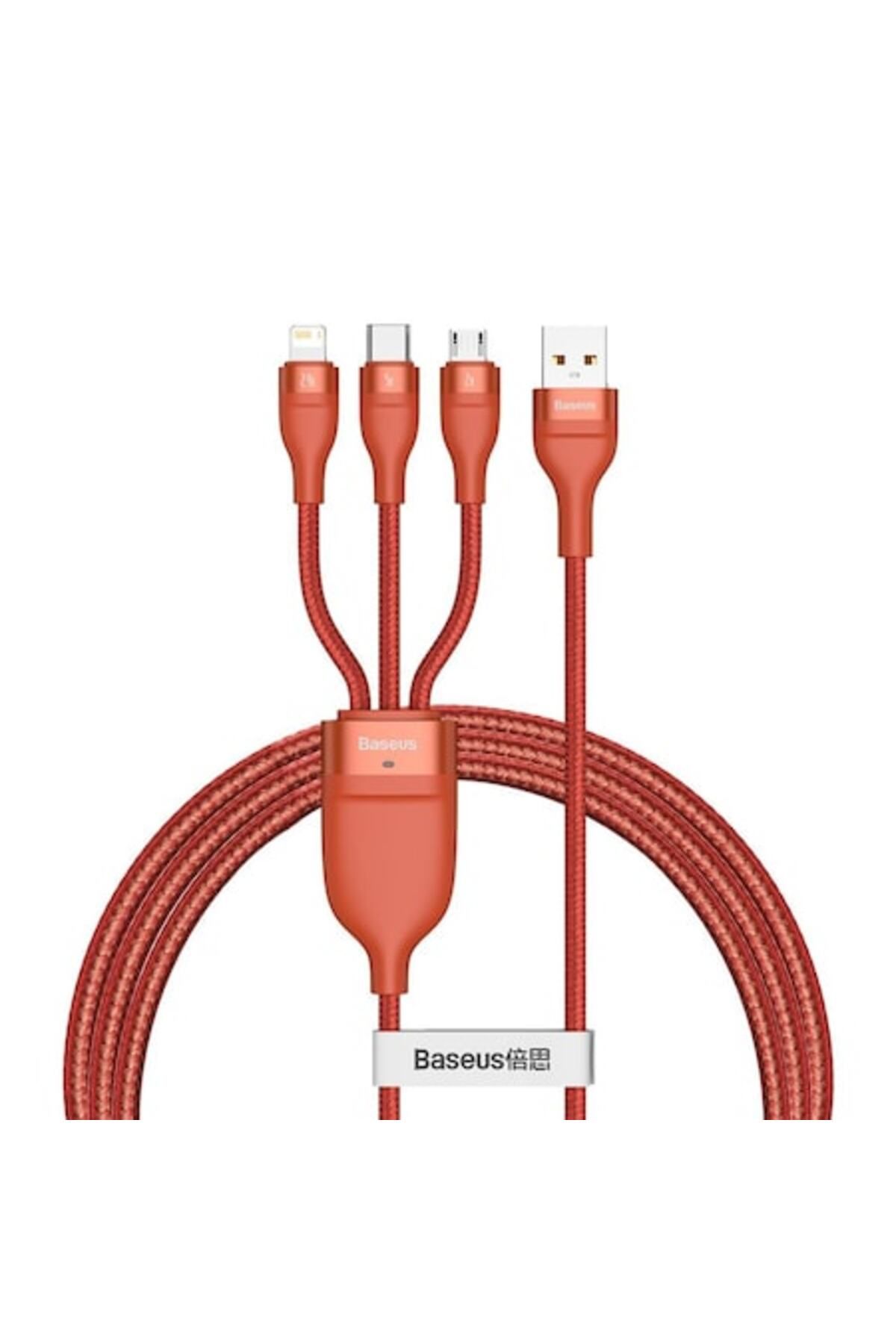 Baseus-Cablu USB Lightning pentru încărcare și transfer de date, aluminiu, Micro-USB, tip C 66W, lungime 1,2 m, C407 1
