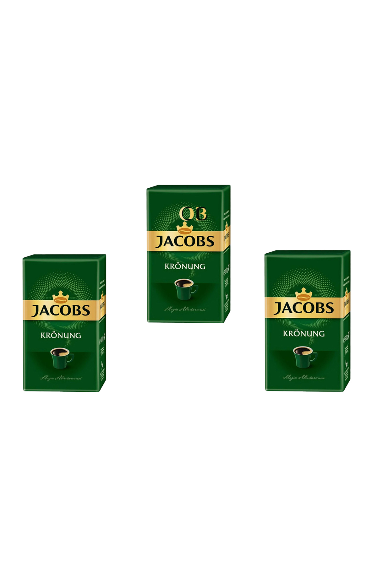Jacobs Мляно кафе, Kronung Alintaroma, 500 г, 3 опаковки