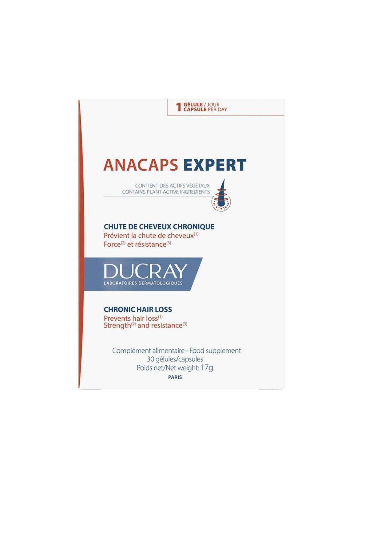 Ducray-Supliment alimentar pentru caderea cronica a parului ANACAPS EXPERT 30 buc 1