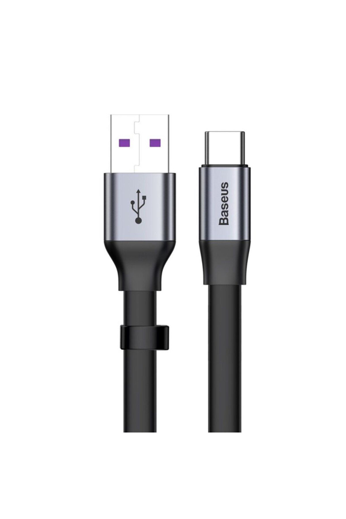 Dali-Cablu de încărcare și transfer de date, conector USB-A la USB tip C, lungime 23 cm, negru 4