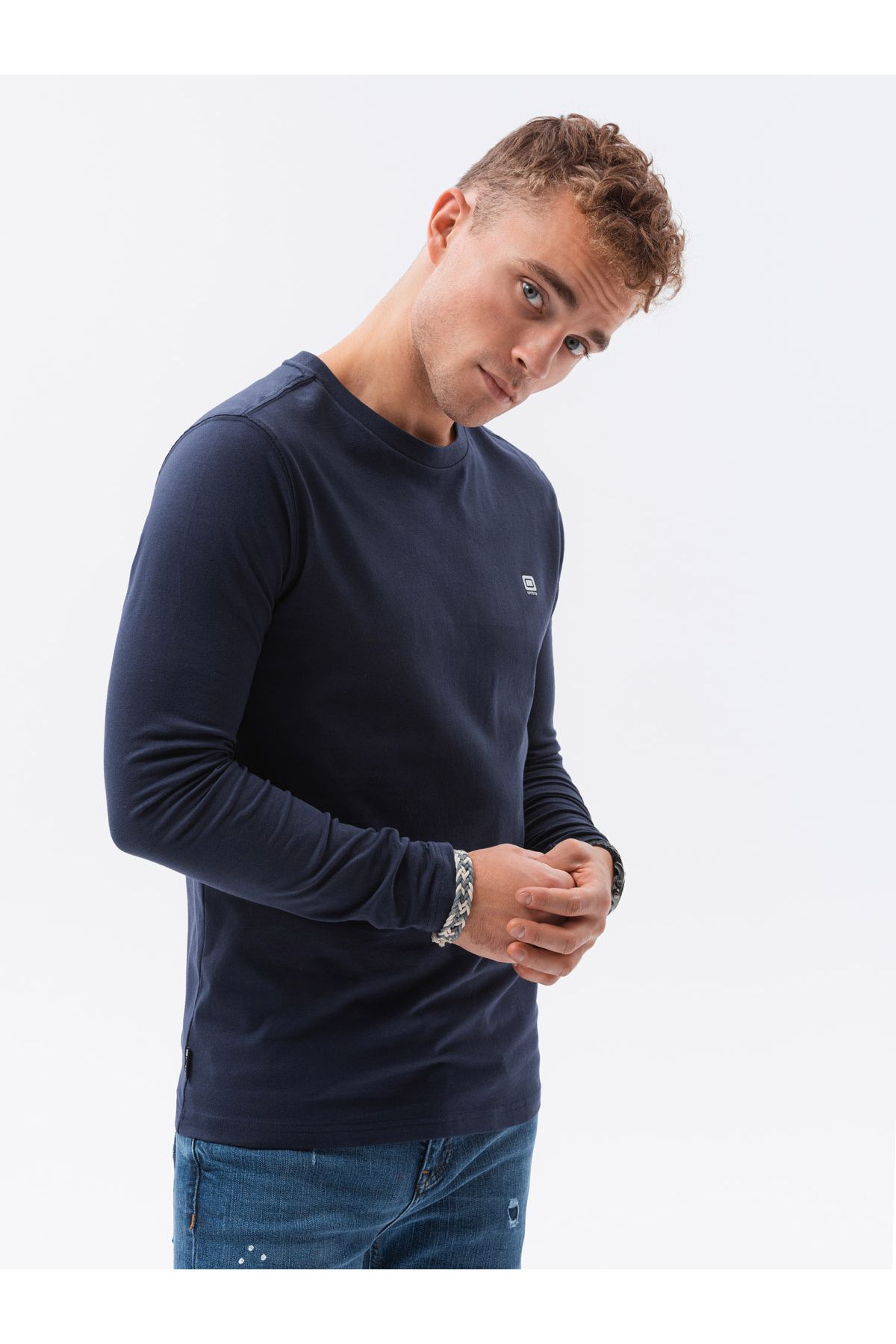 OMBRE-Herren Langarm-Set mit Elasthan - MIX 2er-Pack V1 Z40 M 2