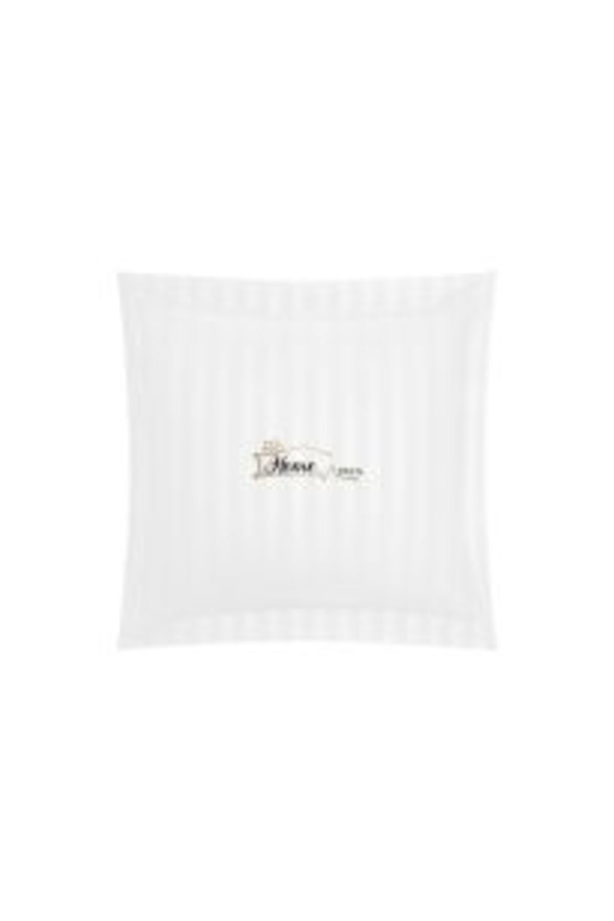 HomePuls-Pillowcase Damask 100% Cotton Stripe 1 cm, 50 x 70 cm with Edge Hem 3.5 cm, Anthracite Gray 4