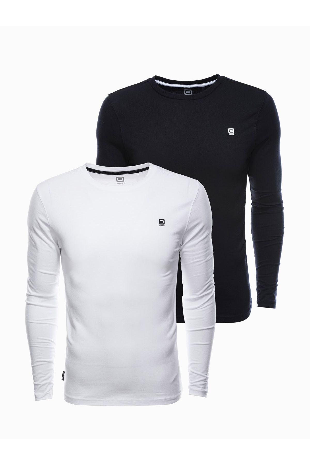 OMBRE-Herren Langarm-Set mit Elasthan - MIX 2er-Pack V4 Z40 L 1