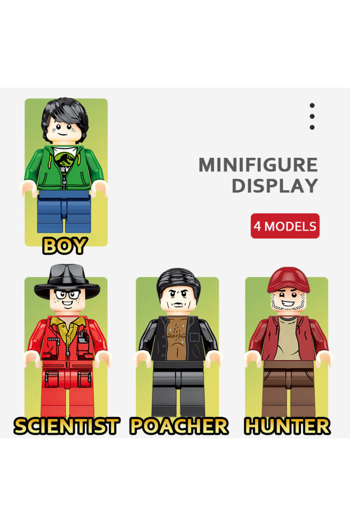 مجموعه ساخت‌وساز دایناسور برای کودکان ۸ سال به بالا، همراه با کامیون و بچه‌دایناسور، هدیه تولد برای طرفداران فیلم