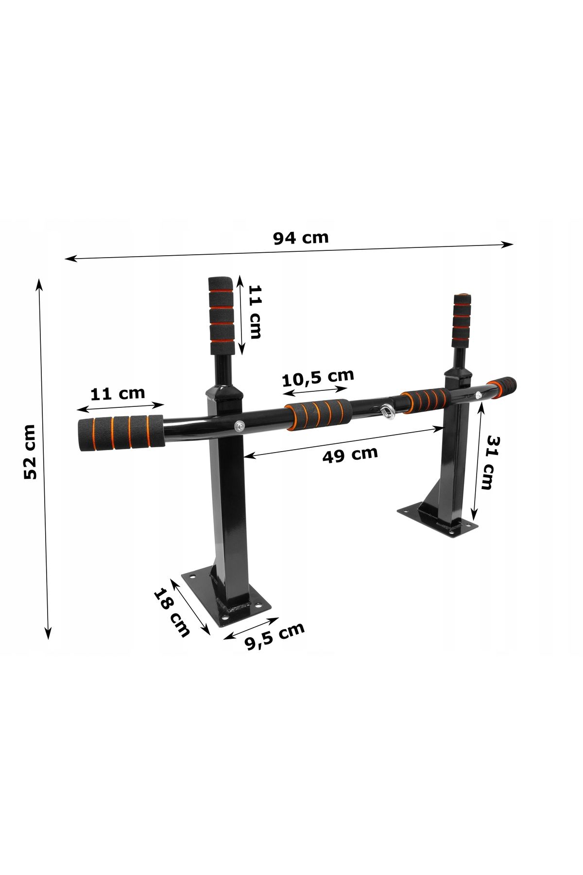 SERSIMO-Multifunctional pull-up bar for the wall, with non-slip handles, capacity 250kg 11