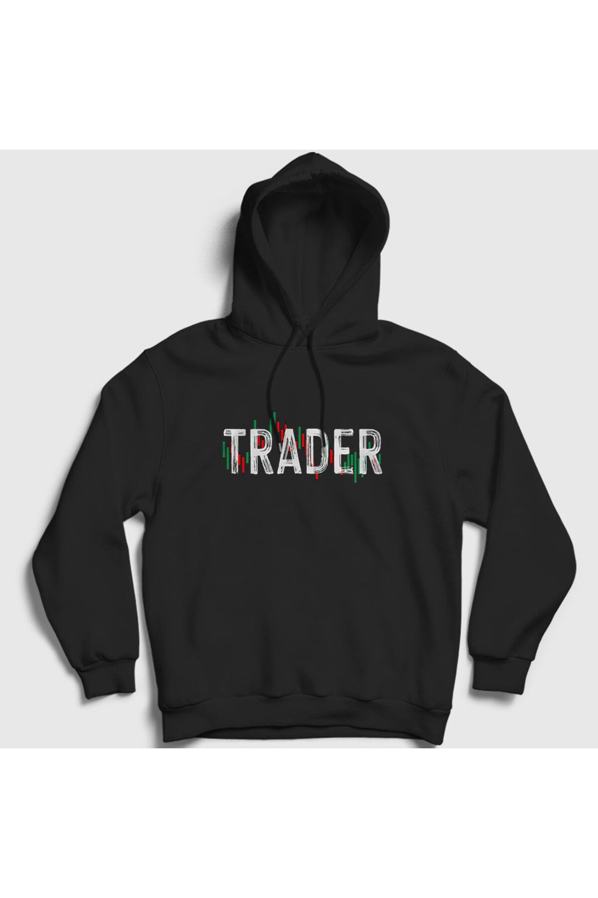 Presmono-Unisex Black Trader Stock Market Trader Hooded Sweatshirt 563102Tt 1