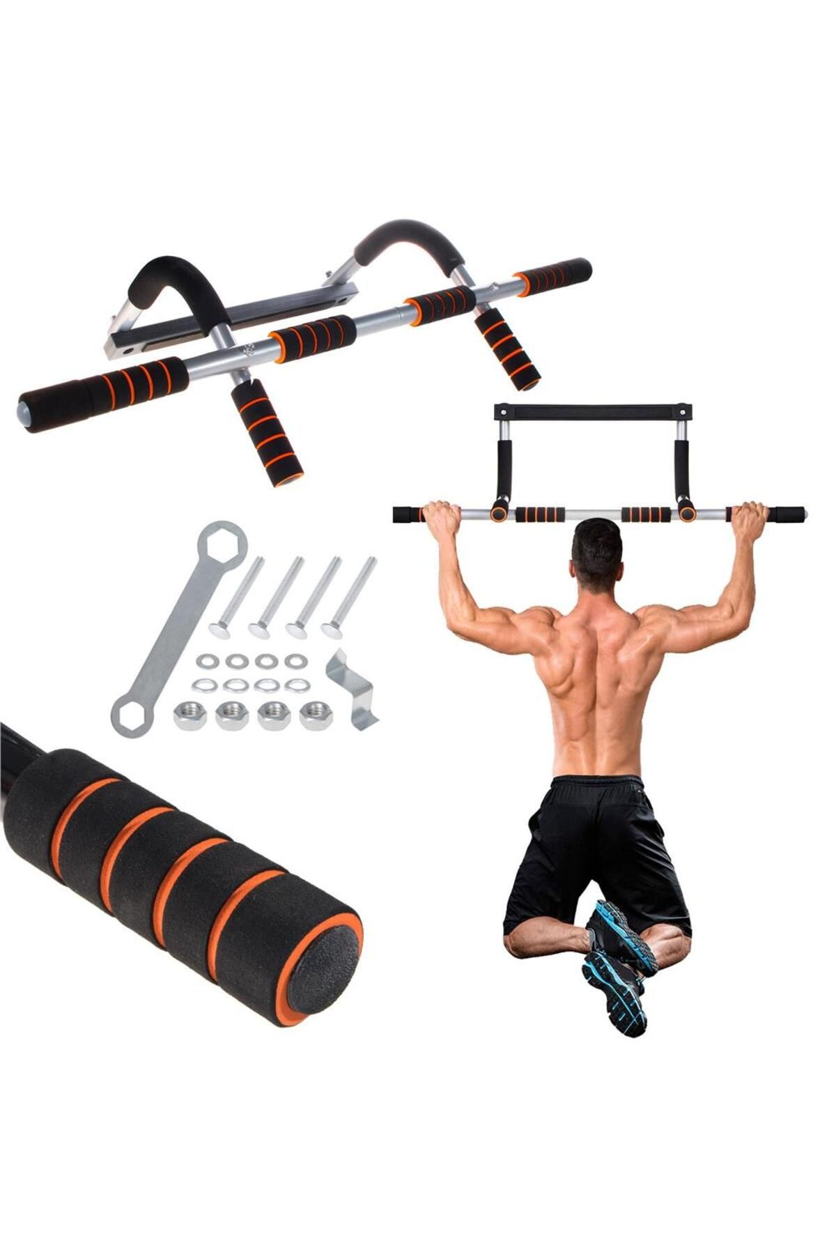 SERSIMO-Multifunctional pull-up bar for wall use, with non-slip handles, 100kg 10