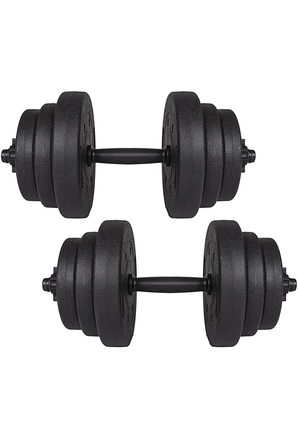 SERSIMO-Adjustable dumbbell set 20kg (2x10kg) made of composite 6