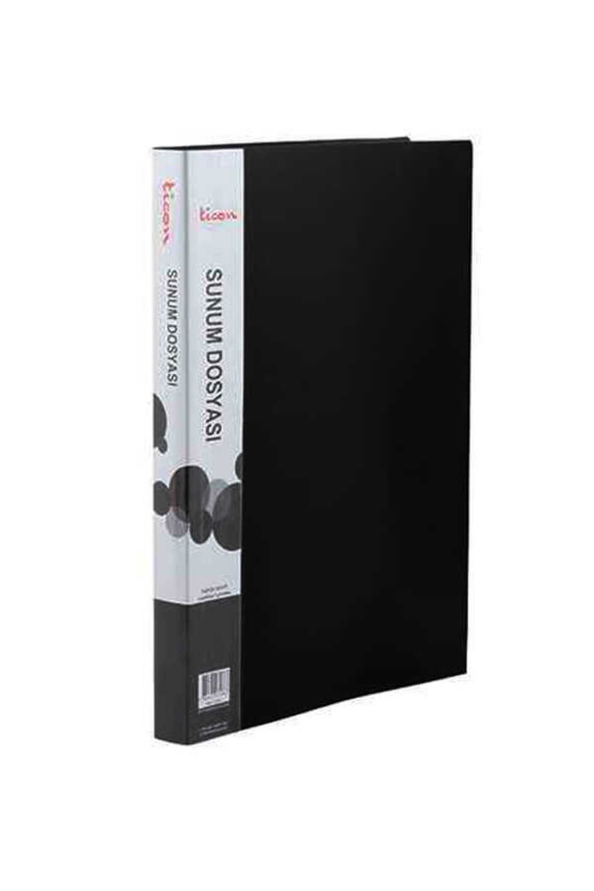 Ticon-Presentation File A4 10Pcs Black 1 Piece 2