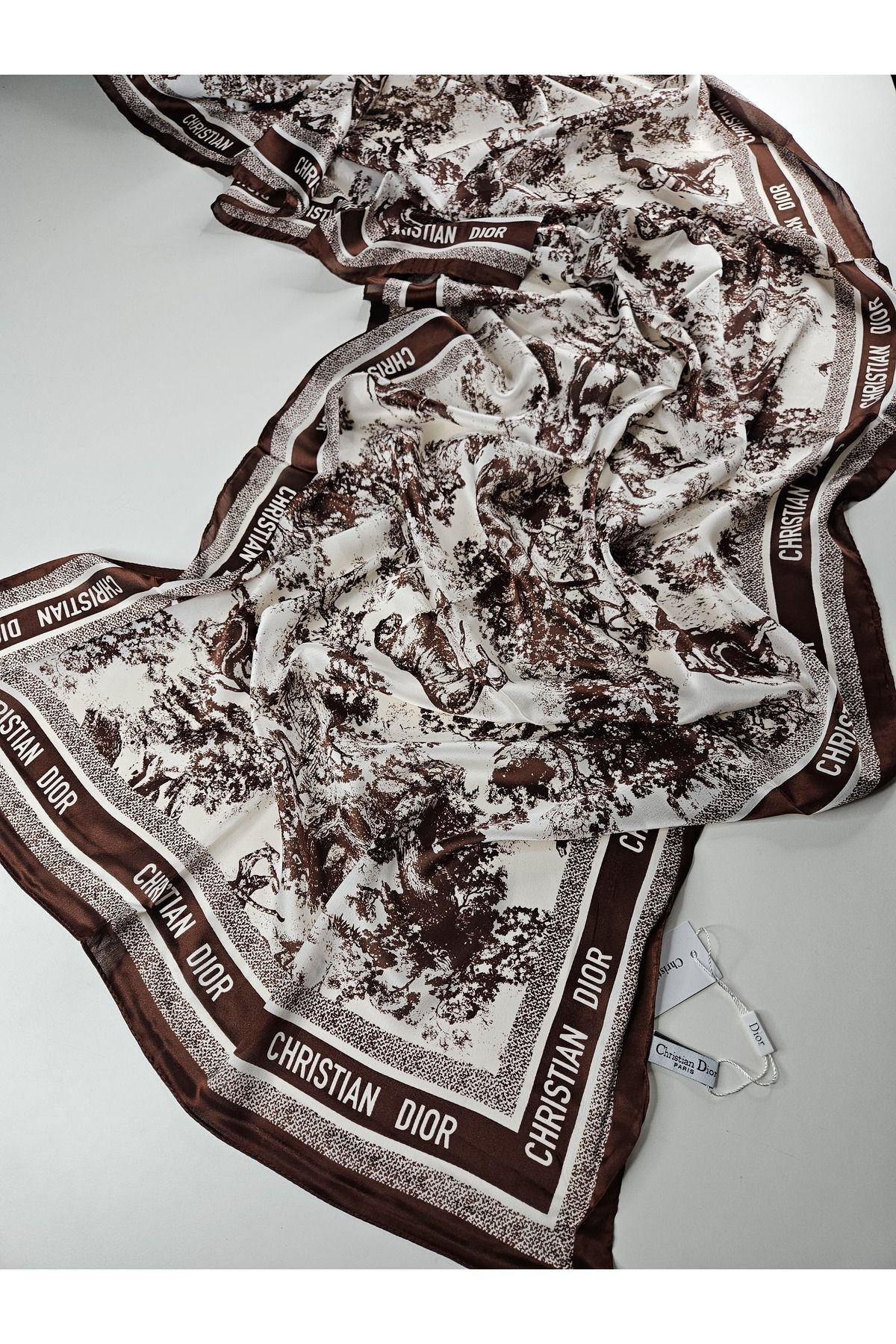 Webinay Home-Cd Pattern Voile Silk Shawl New Season Scrafs Hijab 1