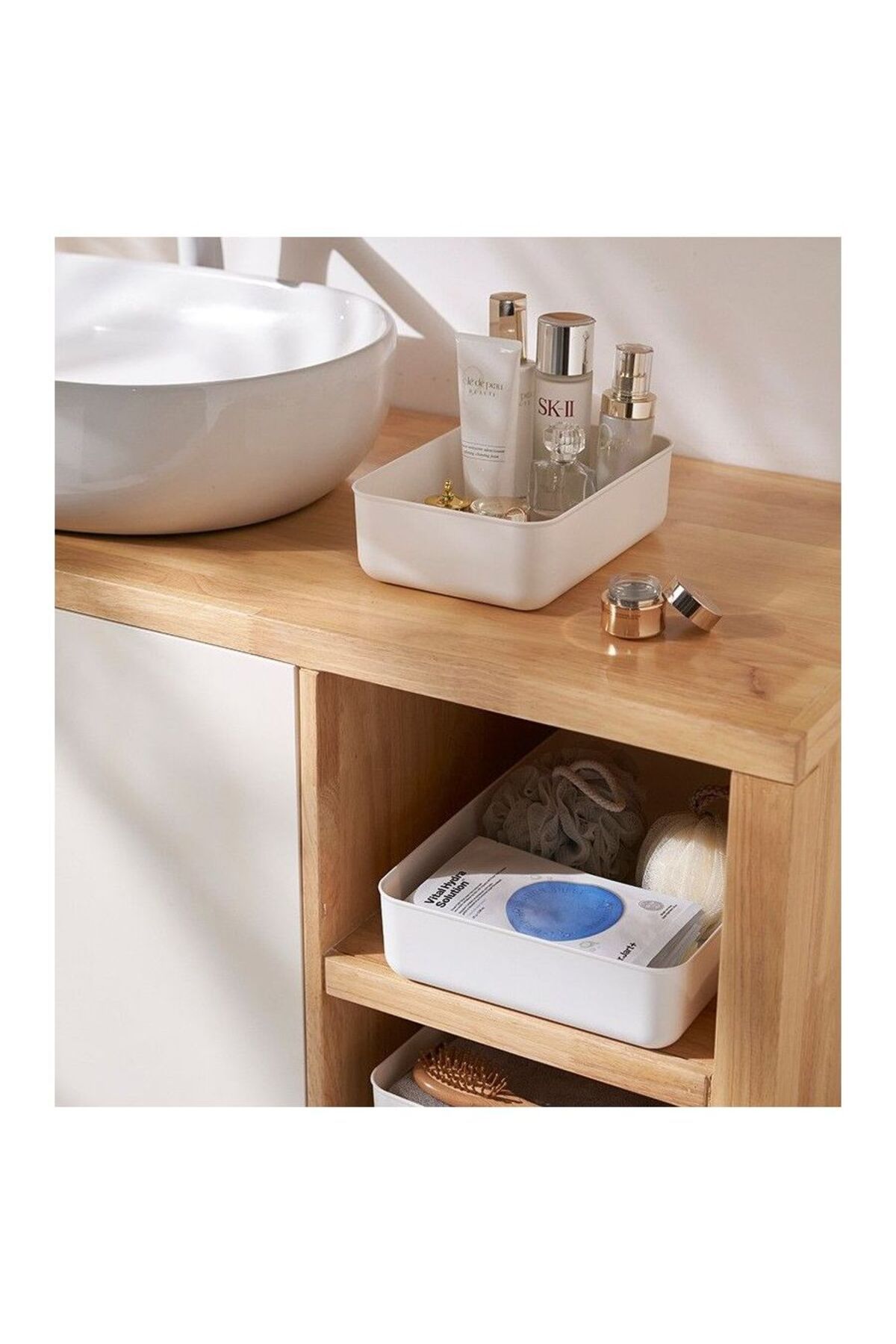 ElastiX-Storage box with lid, size Low S 2