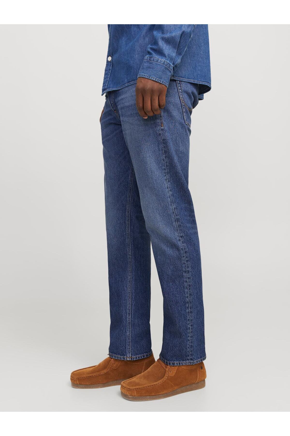 شلوار جین مردانه راسته فاق نرمال | جک اند جونز Jack & Jones 12269529 - تصویر 4