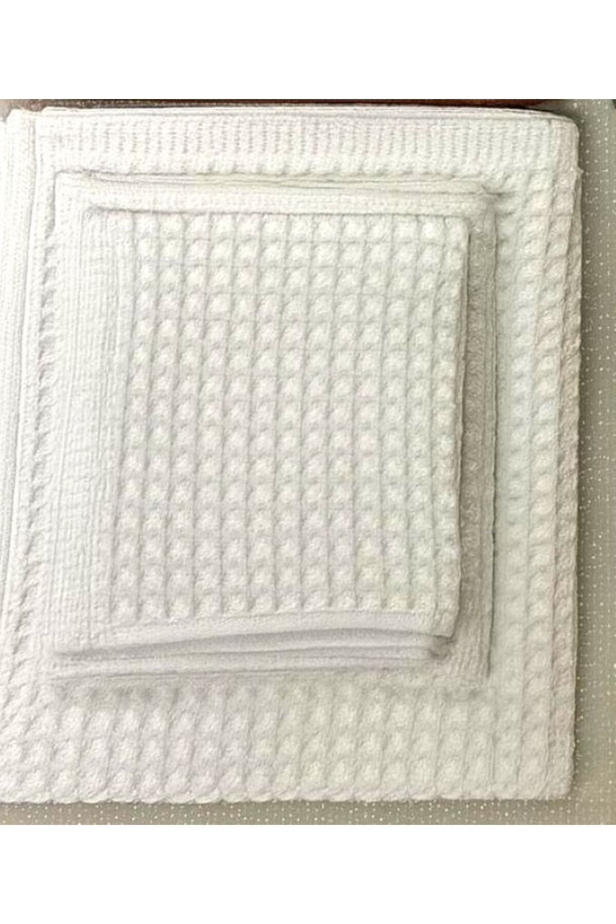 d'niss home touch of nature in your home-Waffle Patterned Multi-Purpose Towel Set 3