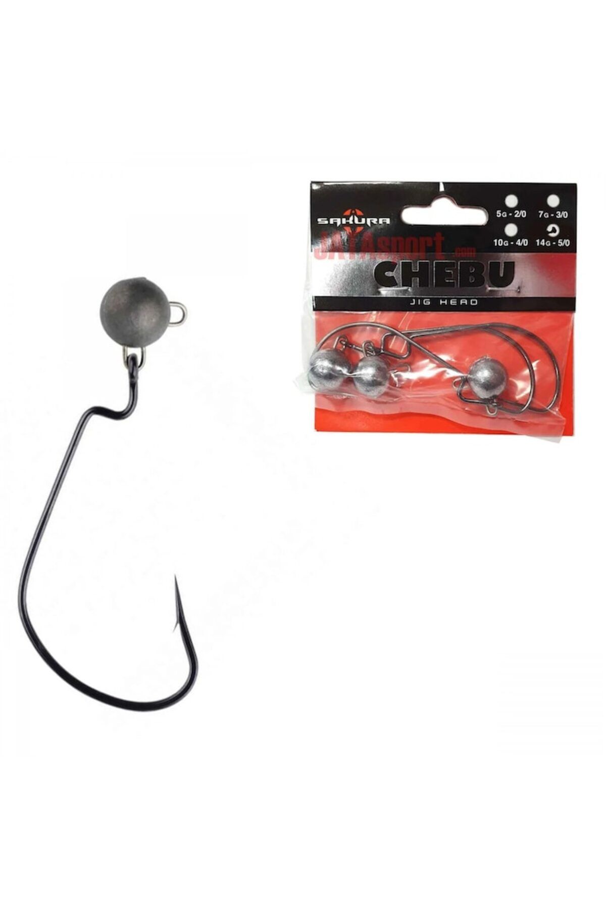 Mimteam-Jig Lestat Sakura Chebu Jighead 7 grame, cârlig nr 3/0 2