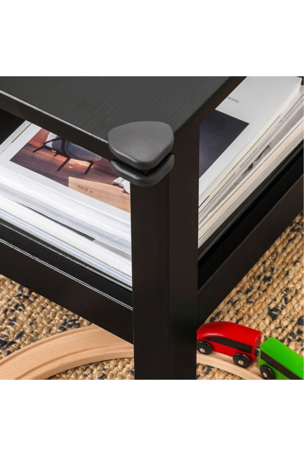 IKEA UNDVIKA köşe koruyucu, koyu kahve, 8 adet fotoğrafı 2 (önizleme)