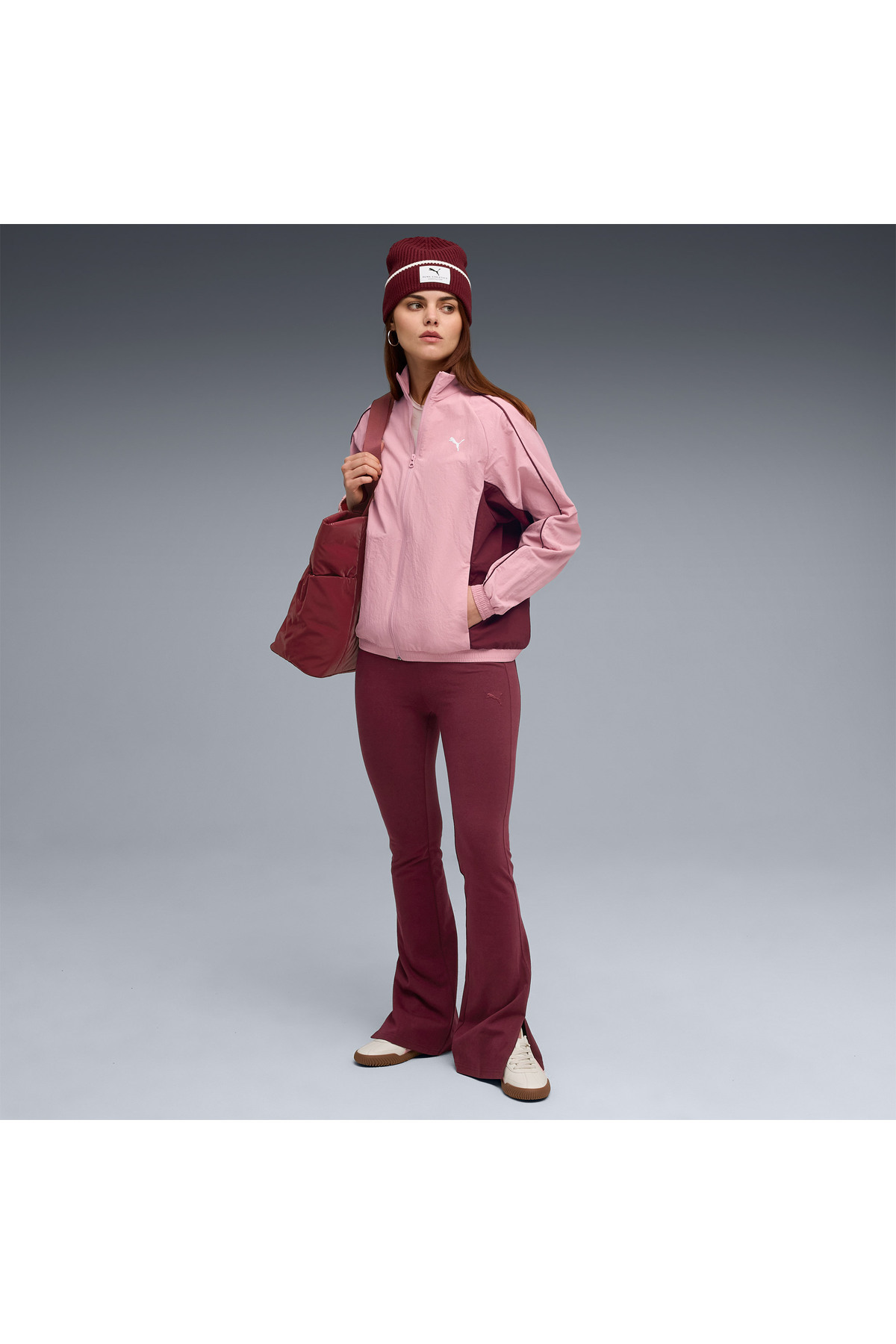 Puma Sport Full-Zip Kadın Pembe Ceket görsel 2