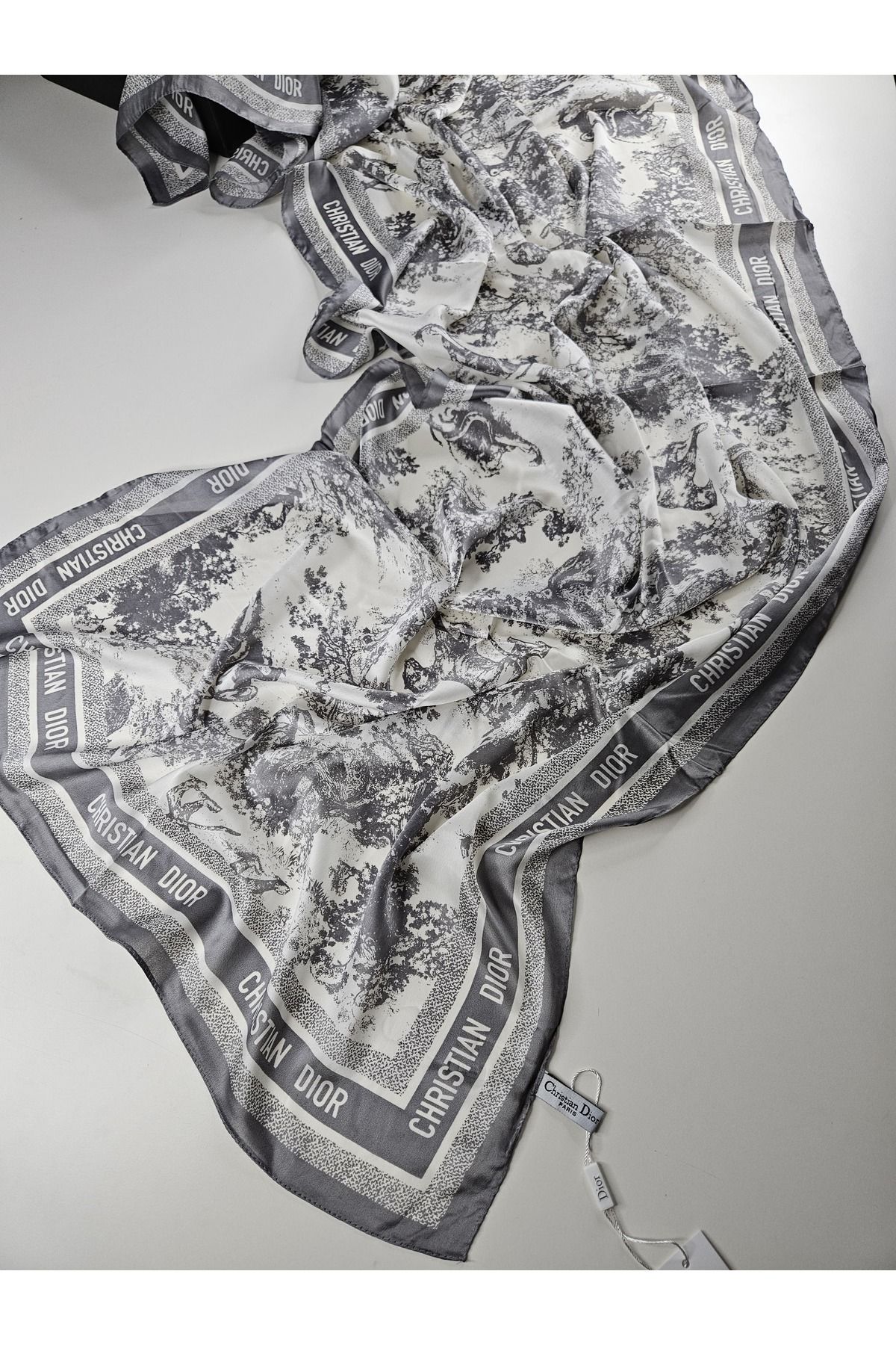 Webinay Home-Cd Pattern Voile Silk Shawl New Season Scrafs Hijab 1