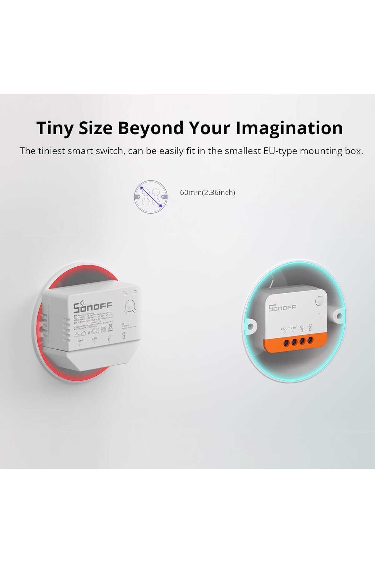 Sonoff-Smart Wifi Relay ZBMINIL2, Zigbee 3.0 3
