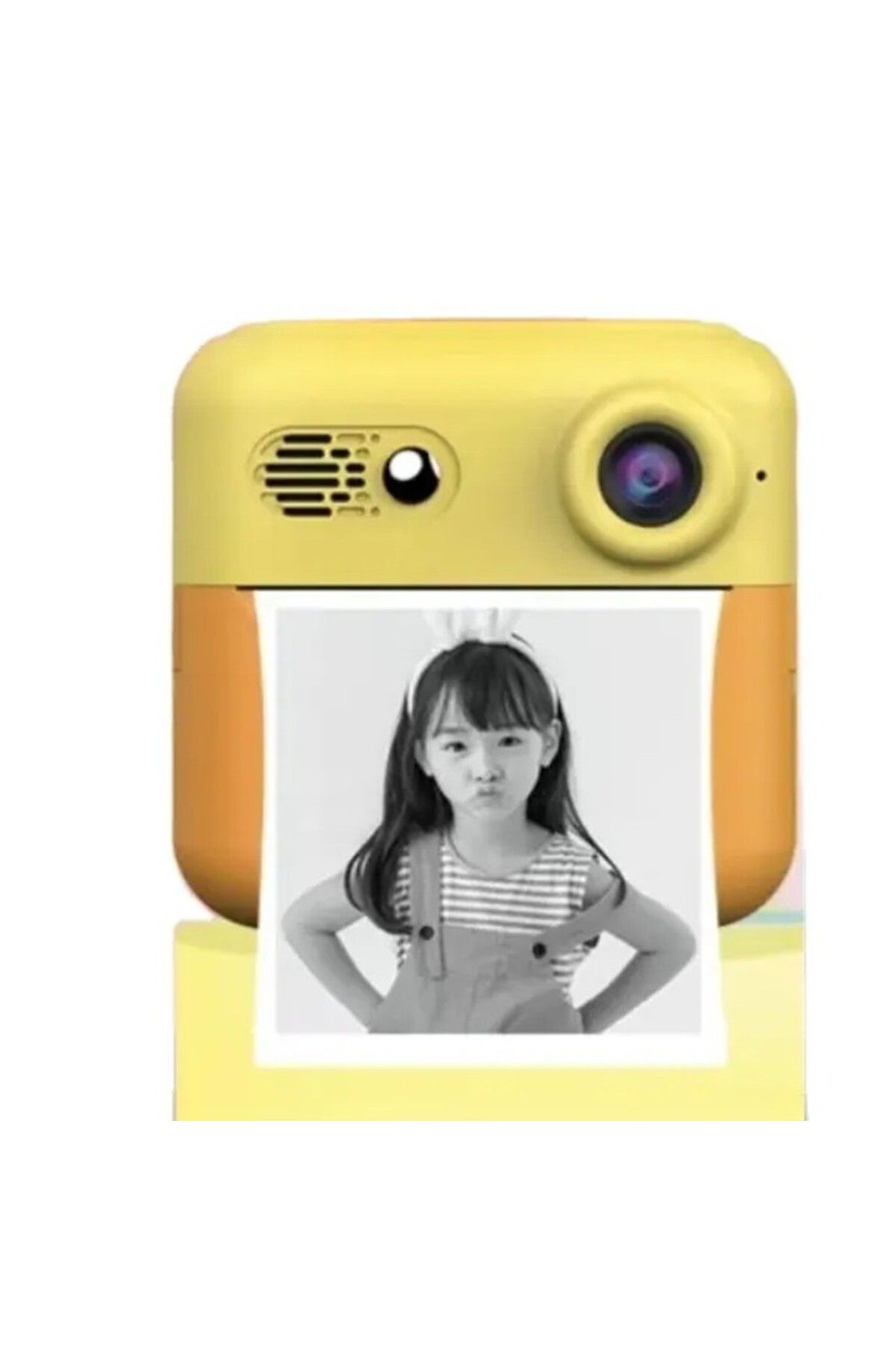 Flippy-Cameră instantanee, Flippy, imprimare alb-negru, cablu USB-C, Bluetooth, iOS/Android, portocaliu 8