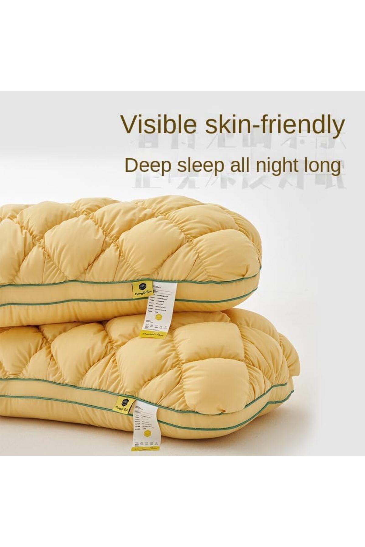 Türkiye-Quilted Pillow – 50 x 70 cm | Soft & Supportive Sleeping Pillow | High Resilience 3D Structu 4