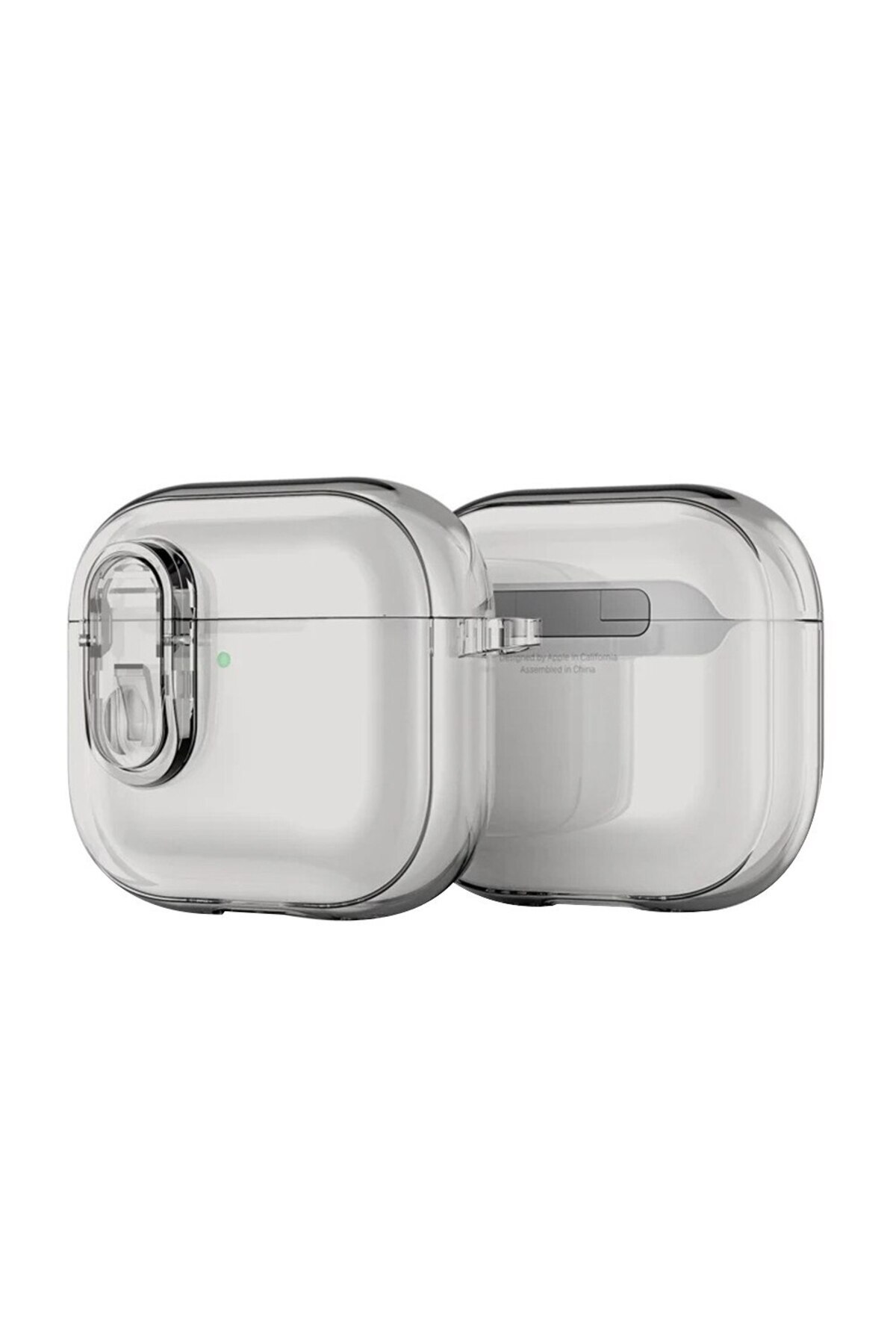 SOL-High-Protection Case for Apple AirPods 4, SOL, T12, Titanium Grey 4