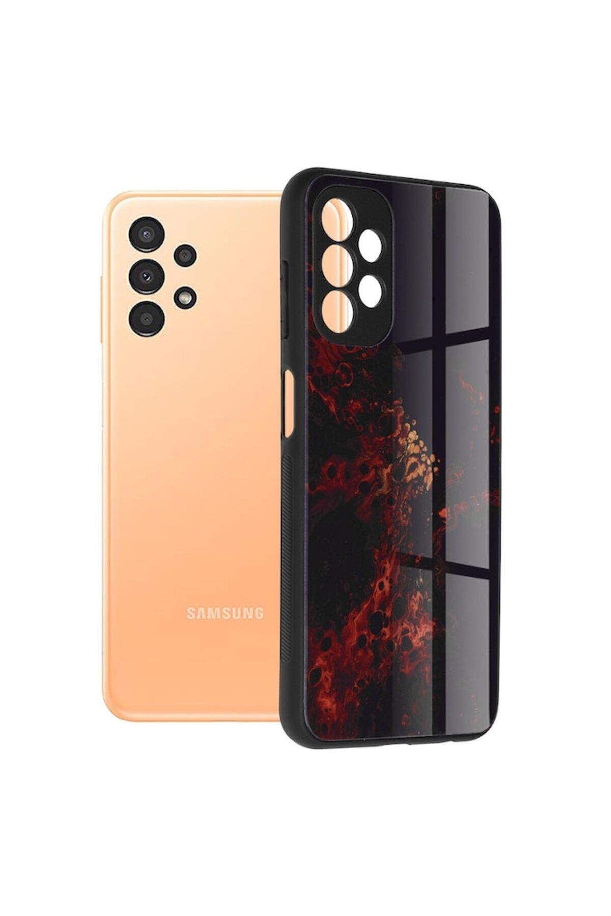 SOL-Protective Case for Samsung Galaxy A13 4G, Protect, F55, Ruby Nebula 2