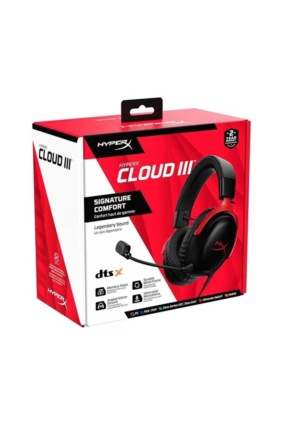 HyperX-Cloud III Wired Gaming Headset – Immersive Sound for PC, PS5, PS4 & Xbox with Clear Mic 5