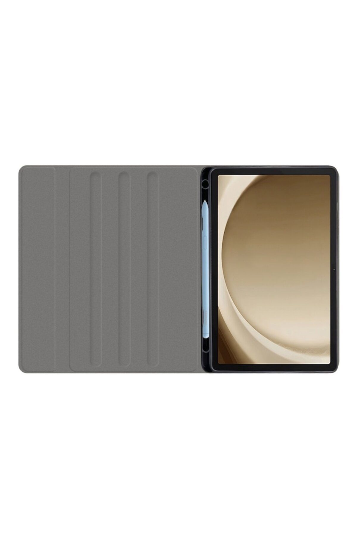 SOL-Protective Case with Keyboard for Samsung Galaxy Tab A9 Plus, R60, Silicon Flex, Deep Dark 3