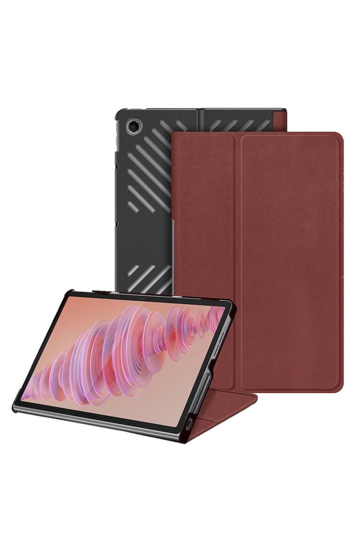 SOL-Protective Case for Lenovo Tab Plus, A5, MicroTwine, Elegant Ruby 2
