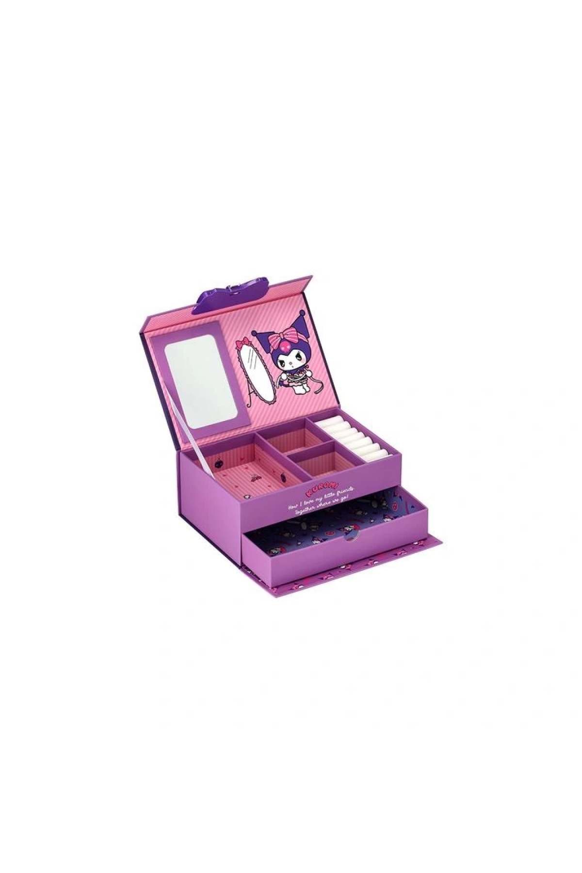 Hello Kitty KUROMİ 216-31-01 LİSANSLI KİLİTLİ MAKYAJ & AKSESUAR