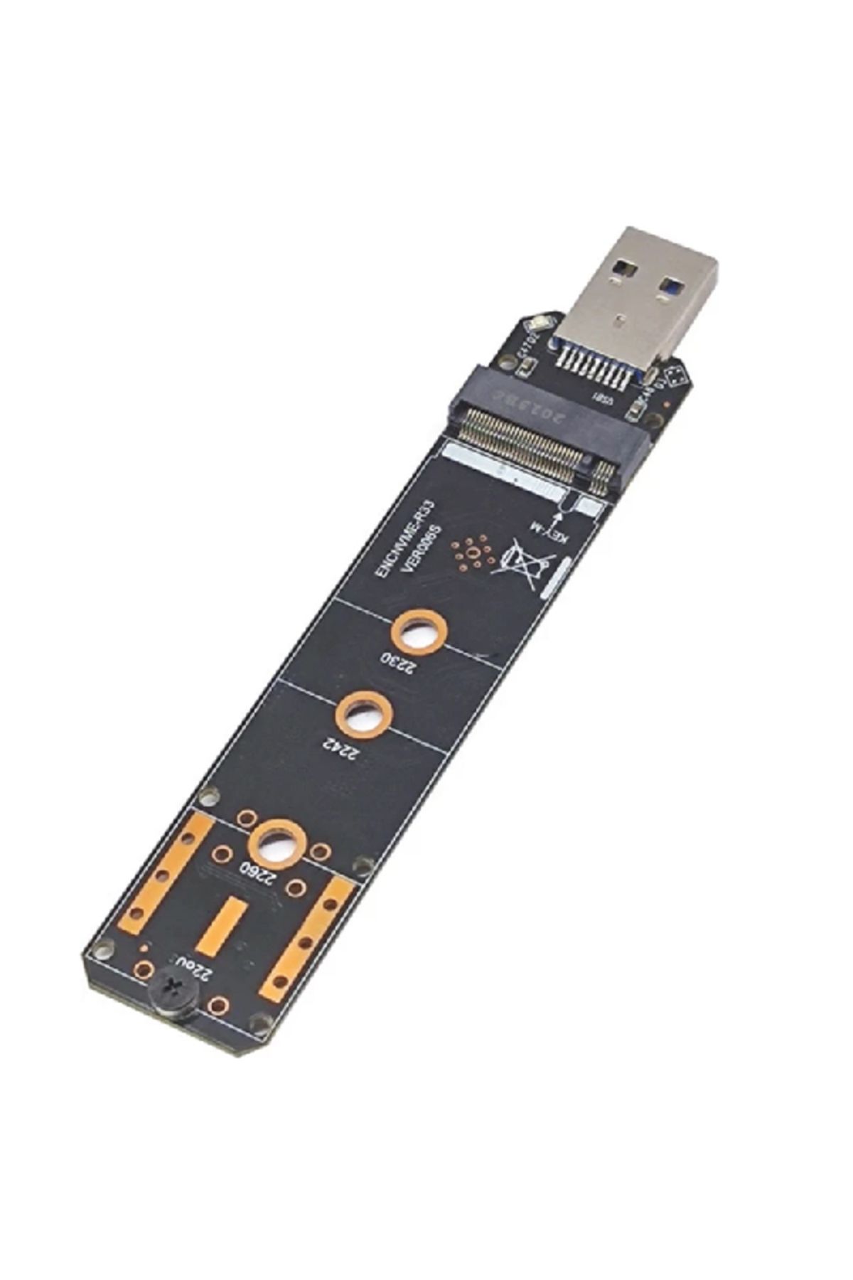 silabor-محول M.2 NVMe SSD - USB 3.2 Gen2 10GBPS لمحول M.2 NVMe SSD لـ 2230 2242 2260 2280 1