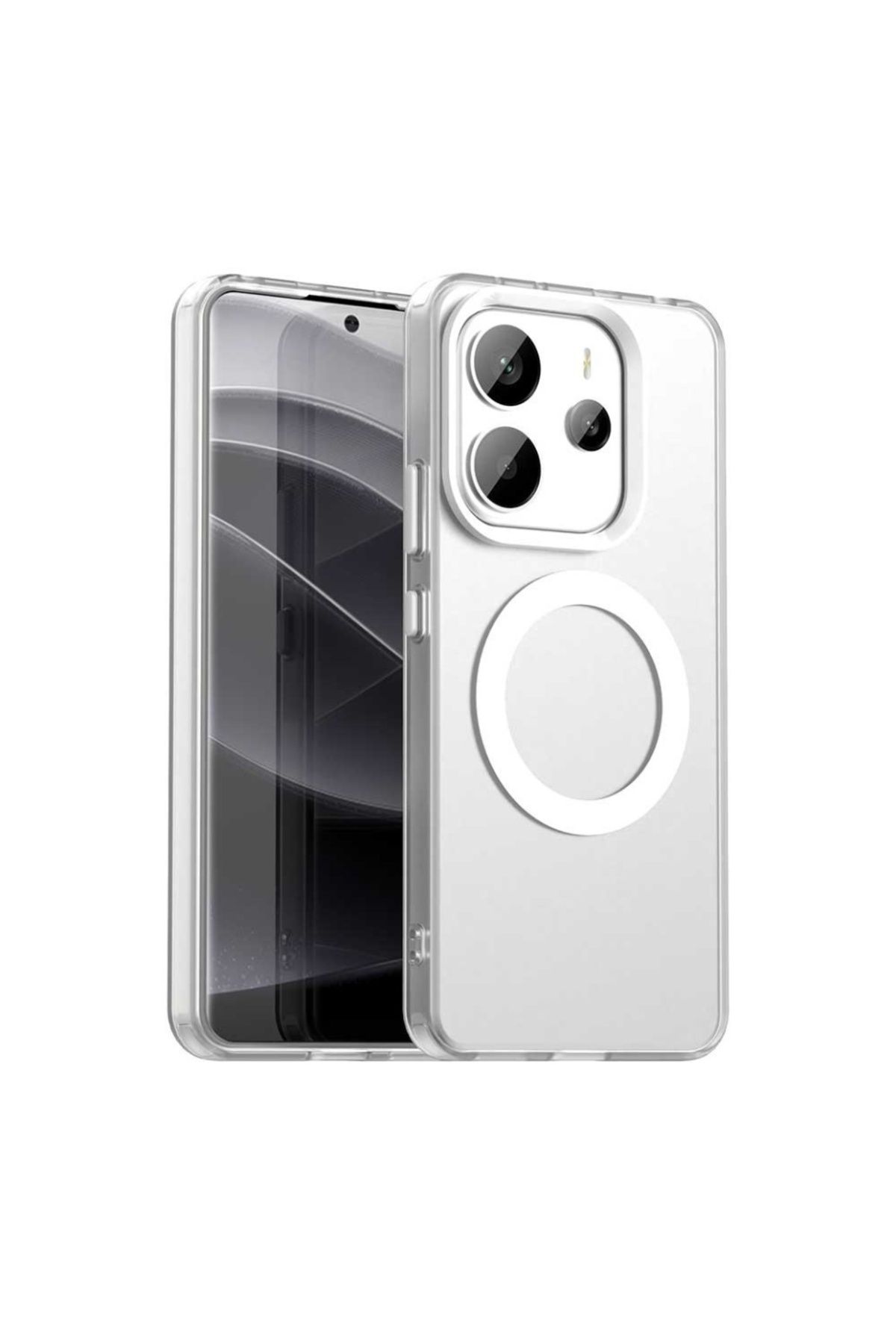 SKYDDAR INNOVATION-Case for Xiaomi Redmi Note 14 4G (Standard), CandyCase, Magsafe, sticker set, White 1