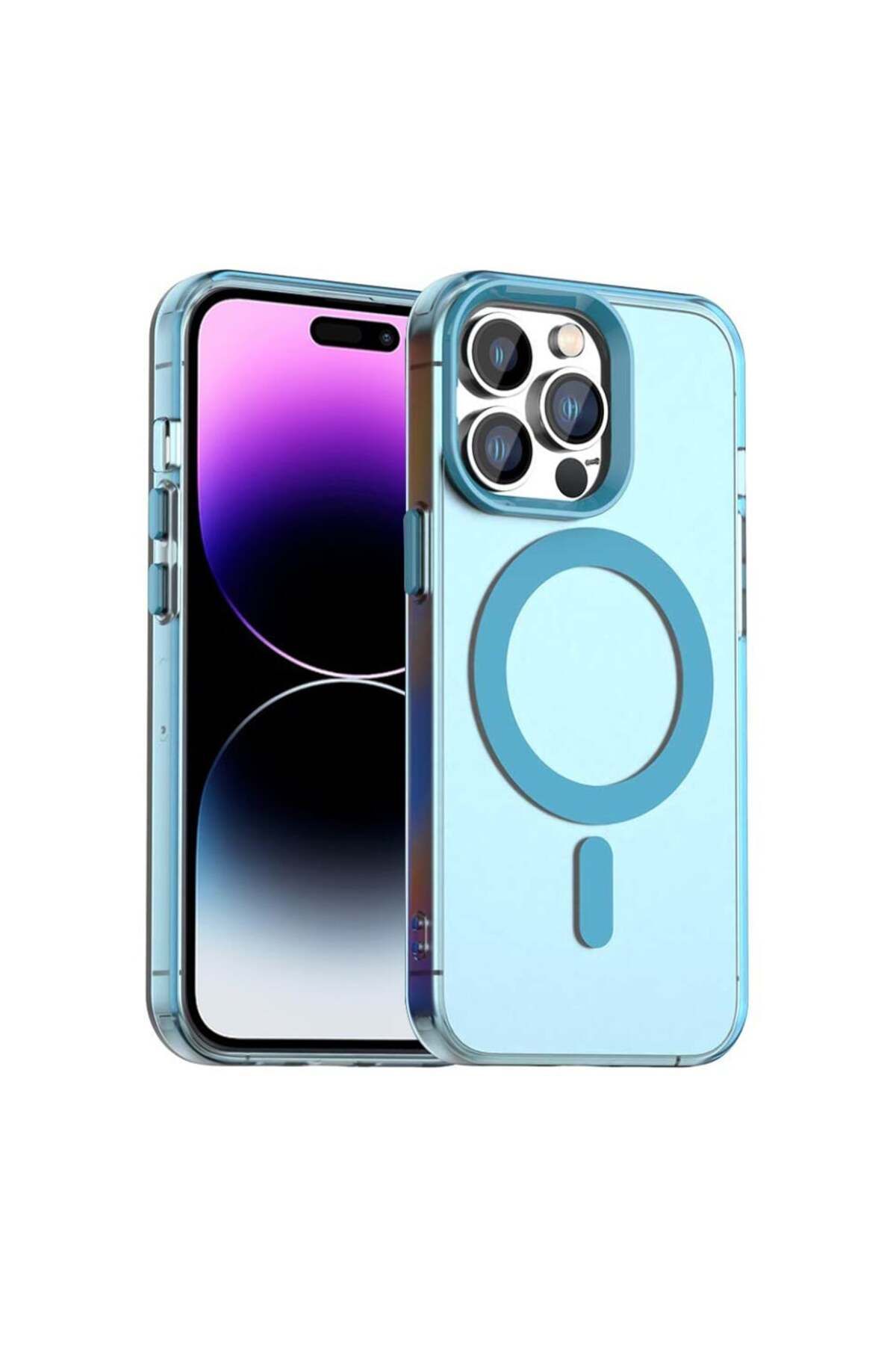 SKYDDAR INNOVATION-Case for iPhone 14 Pro, CandyCase, Magsafe, sticker set, Blue 1