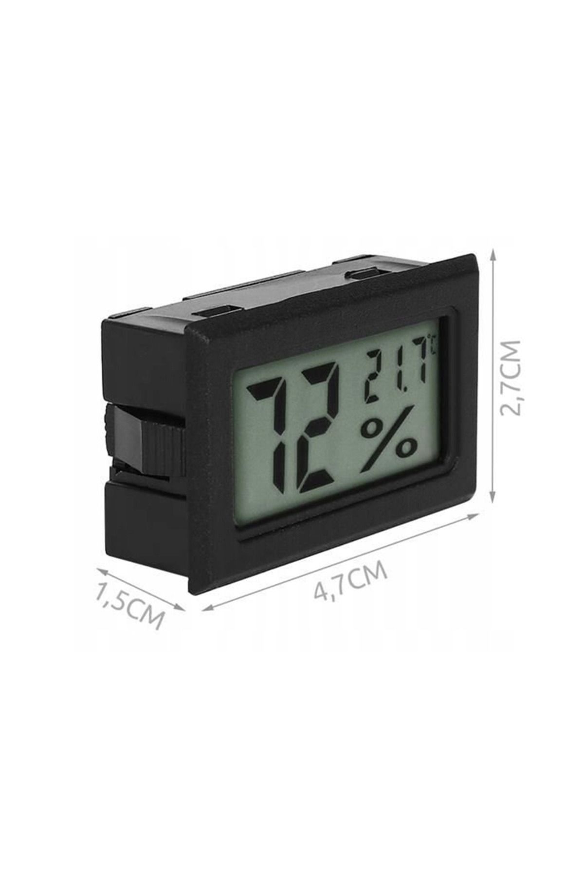 LikeSmart-Termometru si higrometru de camera 2 in 1 "LikeSmart TermoHyGro", Afisaj LCD, afisare temperatura si 4