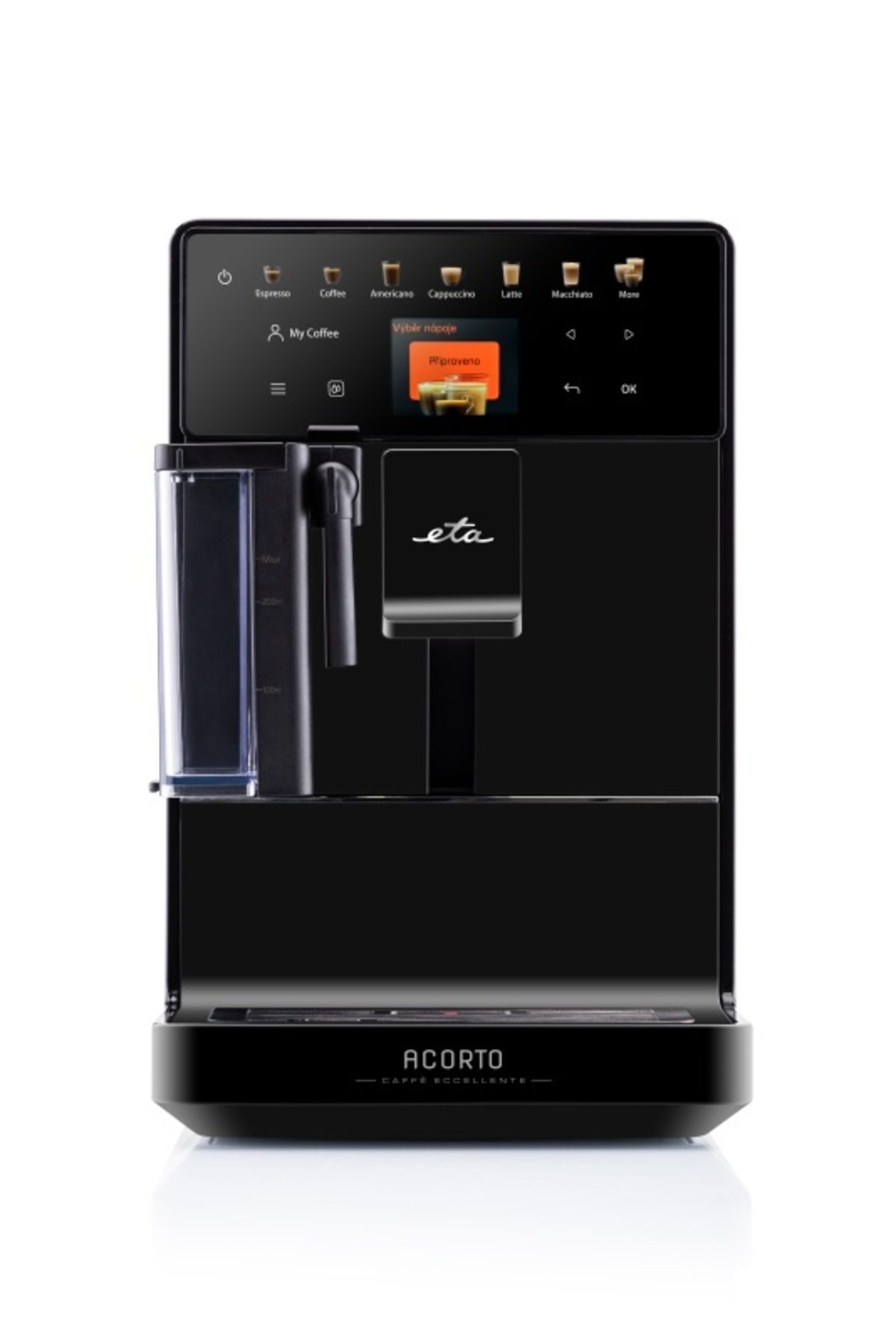 ETA-Automatic coffee machine Acorto 9180 90000, 1400W, 19 bar, frothing system, black 4