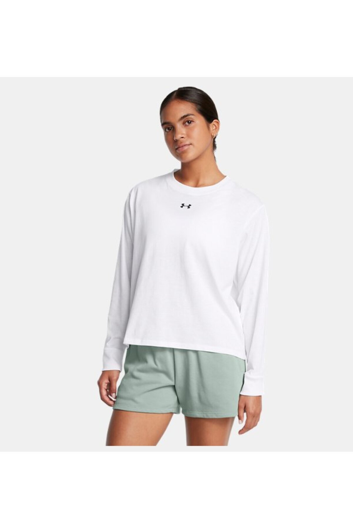 Under Armour Kadın UA Boxy Uzun Kollu T-Shirt 1387314-100