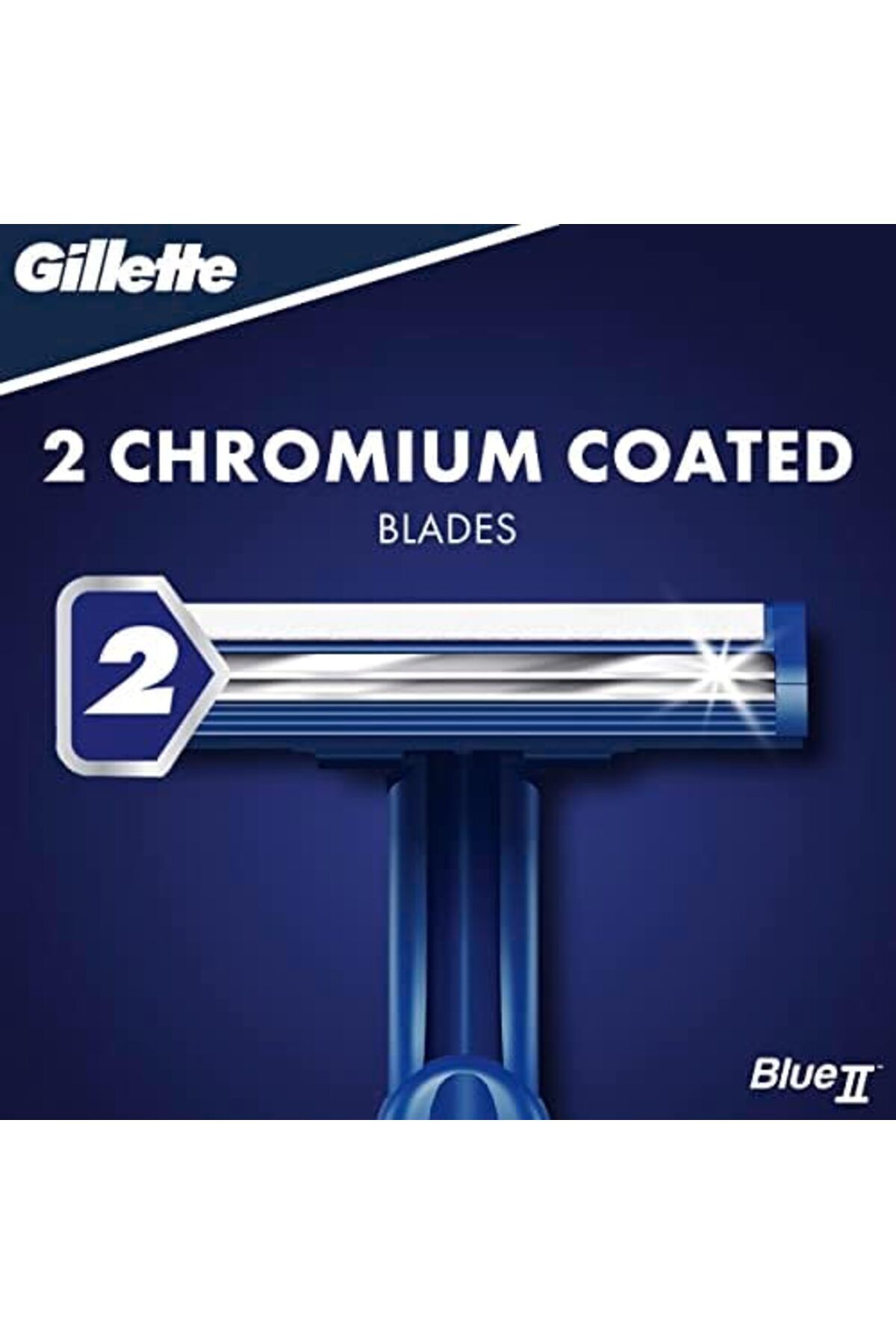 Gillette-Blue II Men's Disposable Razors x5 8