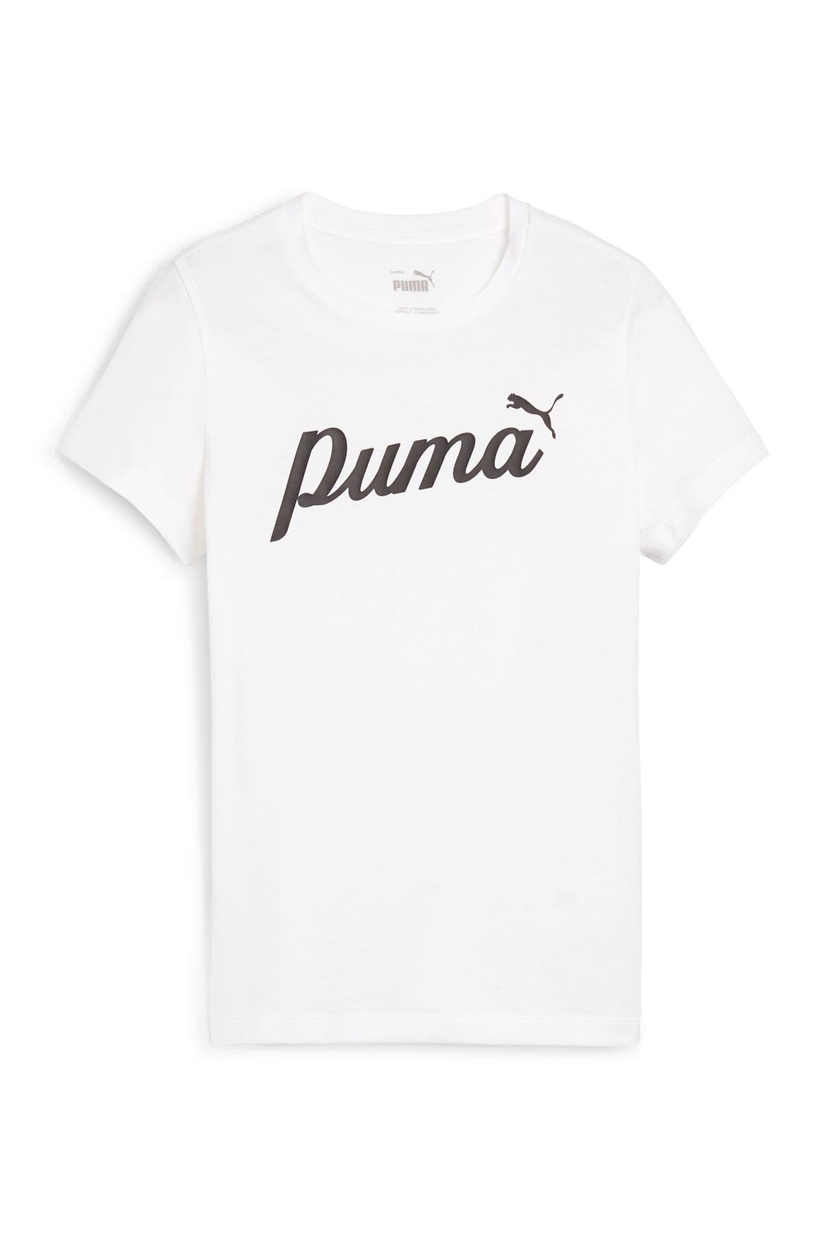 Puma-ESS+ Script Tee - White 1