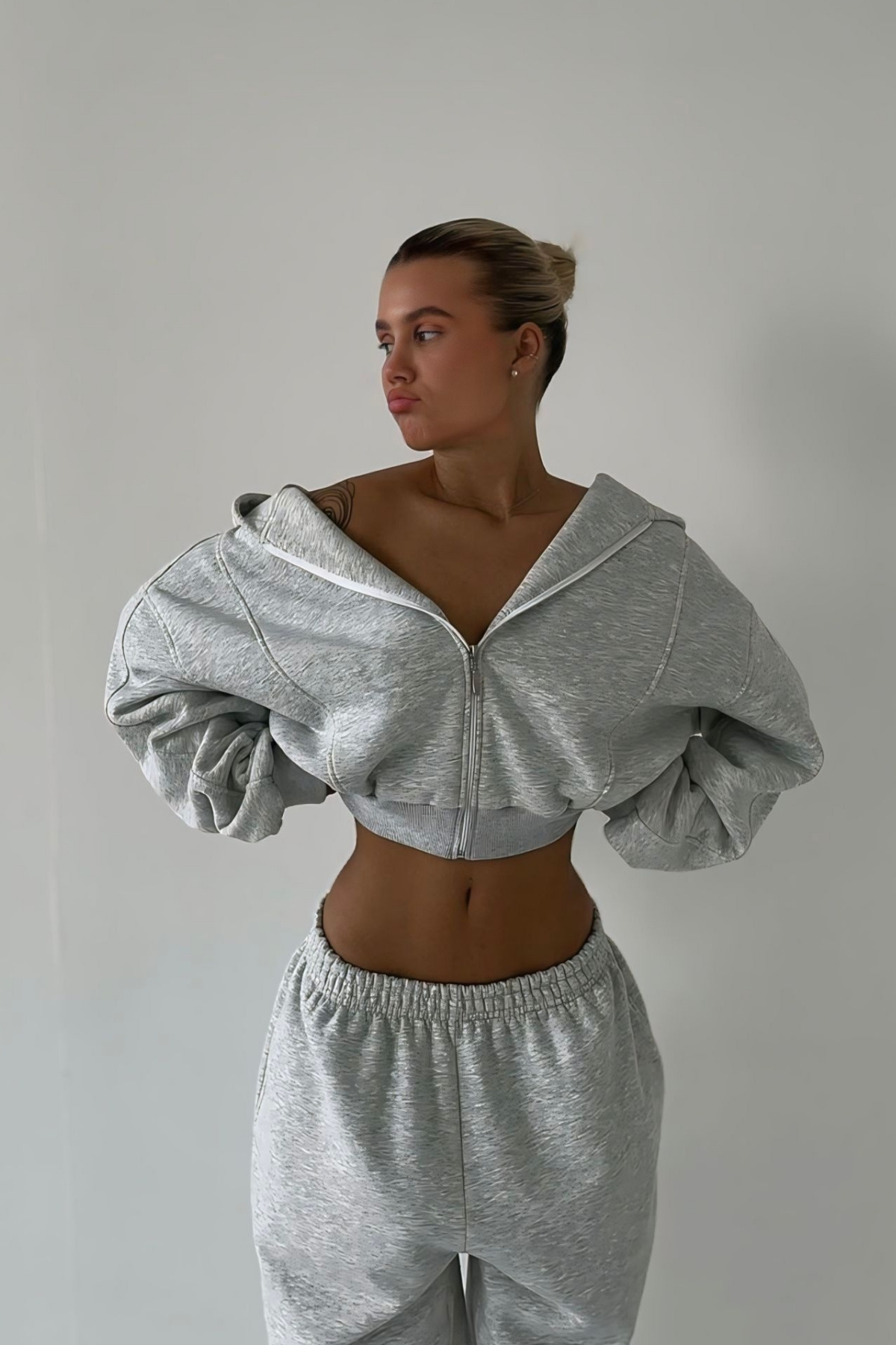 Fashiontayt Нижній комплект з капюшоном, 3 нитки, з флісовою підкладкою