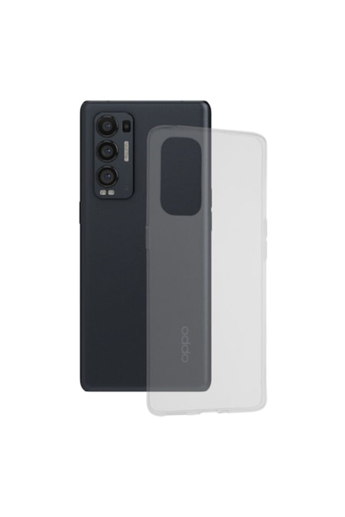 dalip-Husă de protecție compatibilă cu Oppo Find X3 Neo, silicon transparent, transparentă 1