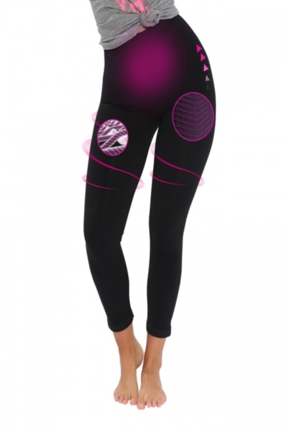 Lanaform-Active Slim Leggings size S for physical exercises with bioceramic fibers and 3D micromassage 1