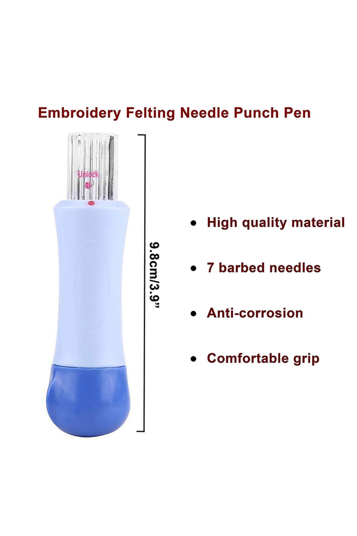 Choice-Zxiixz 1Pcs Felting Needle Kit Felting Needles with 7 Needles Felting Starter Kit Felt Diy Packag... 2